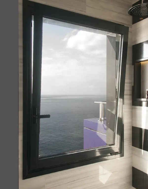 Sistema COR 2300 ventanas oscilobatientes de aluminio