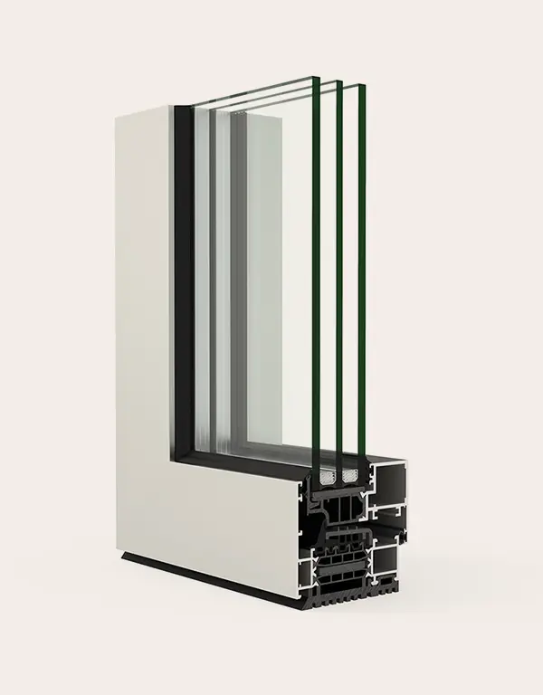 Perfil COR 80 HOJA OCULTA de CORTIZO