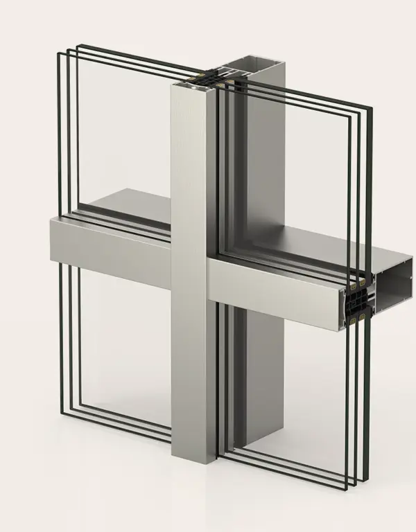 Sistema TP 52 de fachada ligera muro cortina