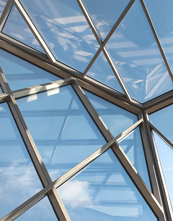 Cerramiento acristalado lucernario